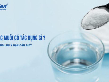 Uống nước muối có tác dụng gì