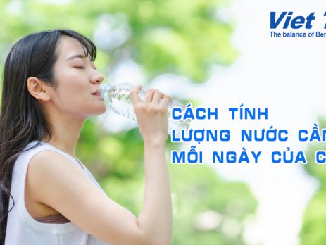 cách tính lượng nước cần uống