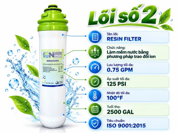 Lõi số 2 – RESIN FILTER